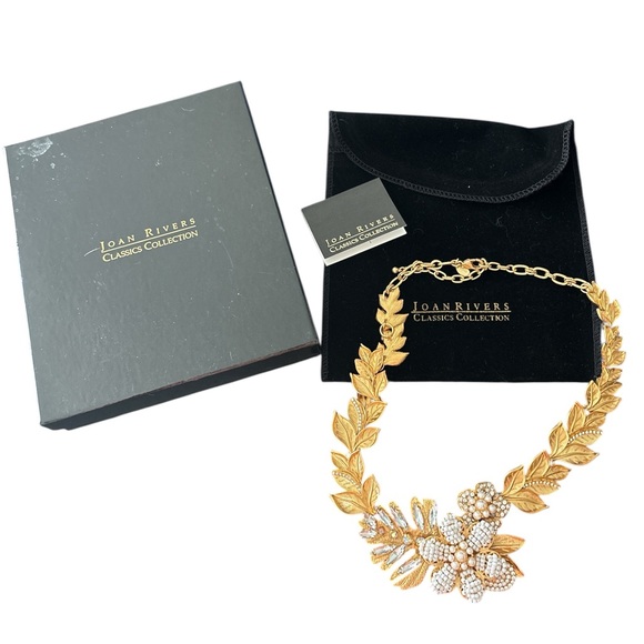 Joan Rivers Jewelry - Joan Rivers Vintage 1990's Floral Statement Collar Necklace